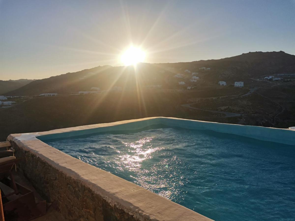 Villa Viktoria In Elia Beach, Mykonos Mykonos Town Exteriör bild